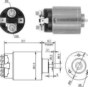 Solenoide Zm SOL-ZM3698
