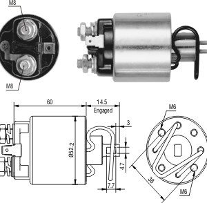 Solenoide Zm SOL-ZM717