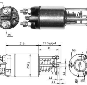 Solenoide Zm SOL-ZM3651