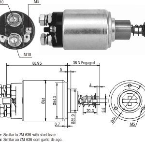 Solenoide Zm SOL-ZM536