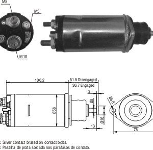 Solenoide Zm SOL-ZM810