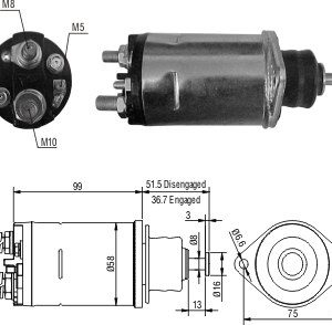 Solenoide Zm SOL-ZM805