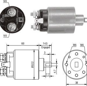 Solenoide Zm SOL-ZM710