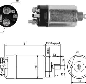 Solenoide Zm SOL-ZM522
