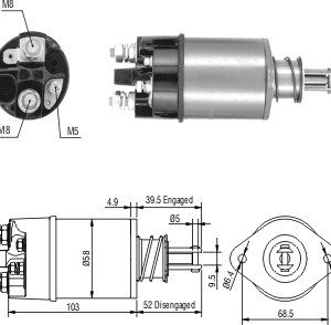 Solenoide Zm SOL-ZM801