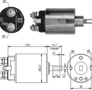 Solenoide Zm SOL-ZM584