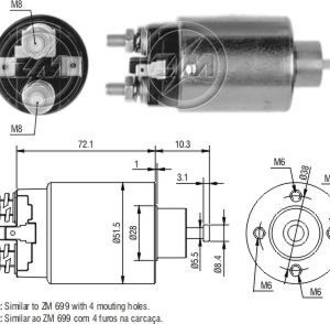 Solenoide Zm SOL-ZM4699