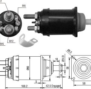 Solenoide Zm SOL-ZM835