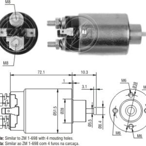 Solenoide Zm SOL-ZM5698
