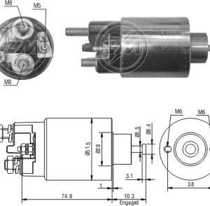 Solenoide Zm SOL-ZM993