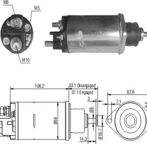 Solenoide Zm SOL-ZM816