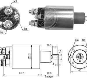 Solenoide Zm SOL-ZM2485
