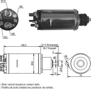 Solenoide Zm SOL-ZM811