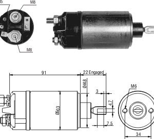 Solenoide Zm SOL-ZM624