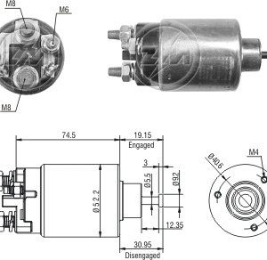 Solenoide Zm SOL-ZM2860