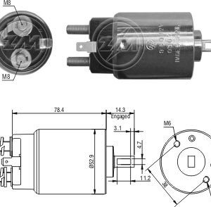 Solenoide Zm SOL-ZM980