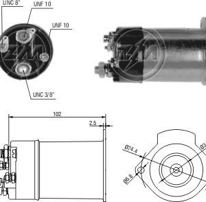 Solenoide Zm SOL-ZM551