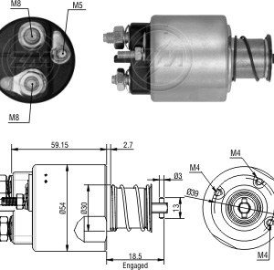 Solenoide Zm SOL-ZM3492