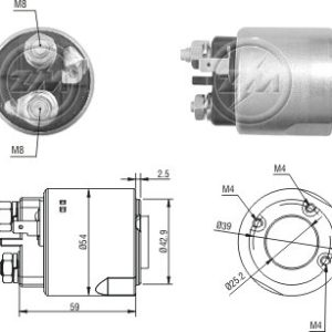 Solenoide Zm SOL-ZM4495