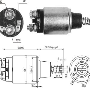 Solenoide Zm SOL-ZM548