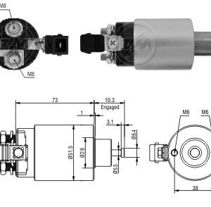 Solenoide Zm SOL-ZM2695