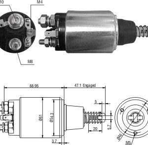 Solenoide Zm SOL-ZM1640