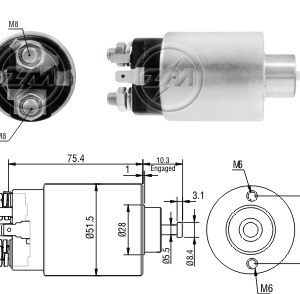 Solenoide Zm SOL-ZM8698