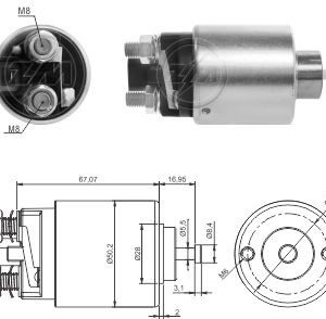 Solenoide Zm SOL-ZM2995
