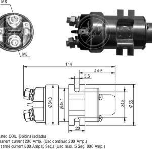 Solenoide Zm SOL-ZM404