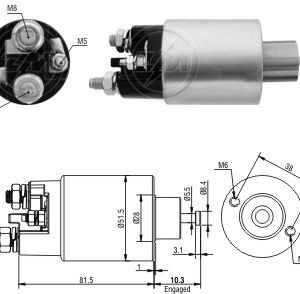 Solenoide Zm SOL-ZM1993