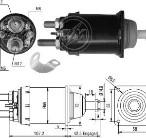 Solenoide Zm SOL-ZM836