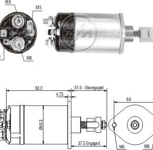 Solenoide Zm SOL-ZM822