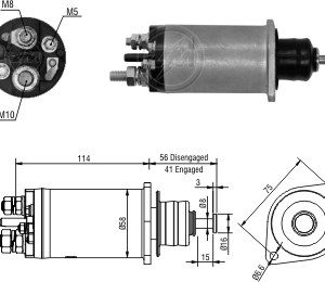 Solenoide Zm SOL-ZM818