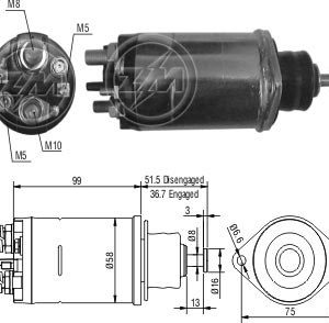Solenoide Zm SOL-ZM807