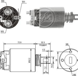 Solenoide Zm SOL-ZM783