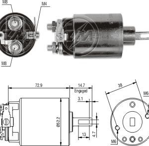 Solenoide Zm SOL-ZM781