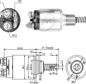 Solenoide Zm SOL-ZM734