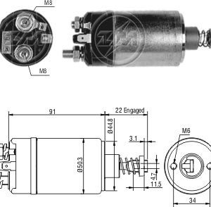 Solenoide Zm SOL-ZM728