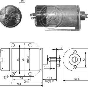 Solenoide Zm SOL-ZM720