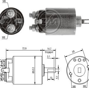 Solenoide Zm SOL-ZM682