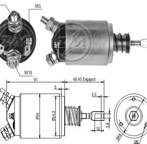 Solenoide Zm SOL-ZM633