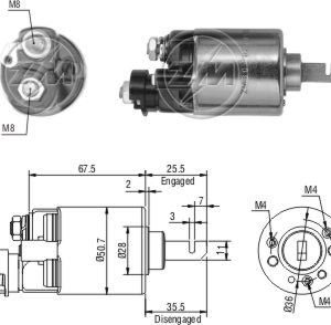 Solenoide Zm SOL-ZM604