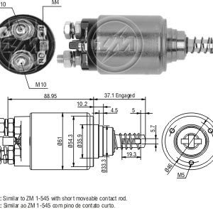 Solenoide Zm SOL-ZM545