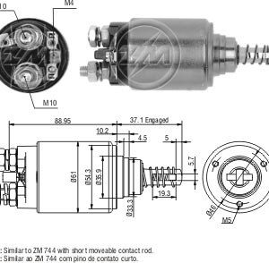 Solenoide Zm SOL-ZM544