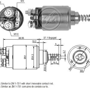 Solenoide Zm SOL-ZM543