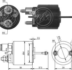 Solenoide Zm SOL-ZM493