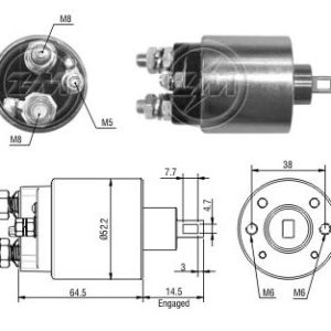Solenoide Zm SOL-ZM485