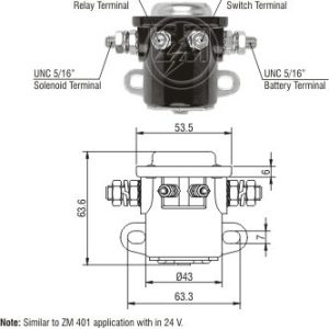 Solenoide Zm SOL-ZM2401