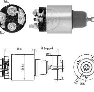 Solenoide Zm SOL-ZM2475