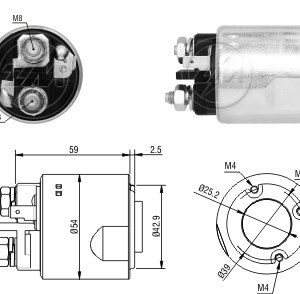 Solenoide Zm SOL-ZM4491
